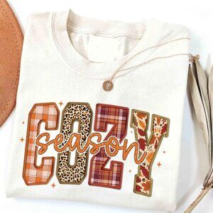 Cozy Season Shirt, Retro Fall Shirt, Fall Graphic Shirt